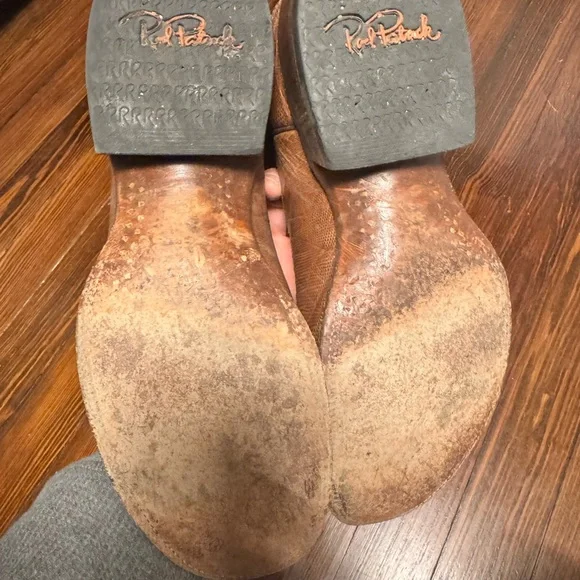 Brown Teju Lizard Cowboy Boots - Picture 4 of 4